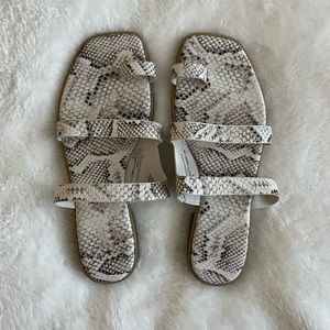 Snakeskin slip-on sandals from Target size 7.5